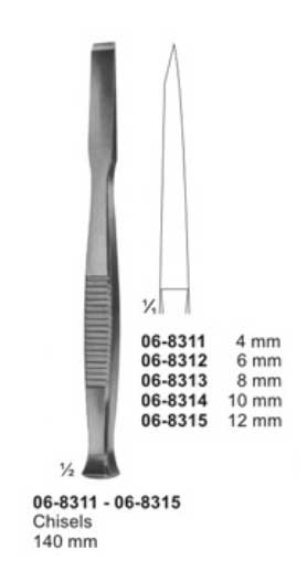 Osteotomes Chisels and Gouges